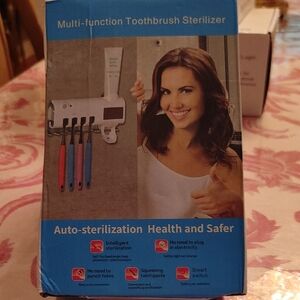 Source Unknown Multi-function Toothbrush Sterilizer - Blue and White